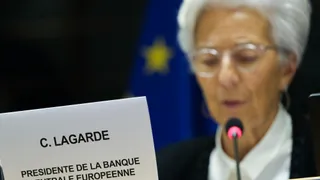 Lagarde: puntare sull'euro