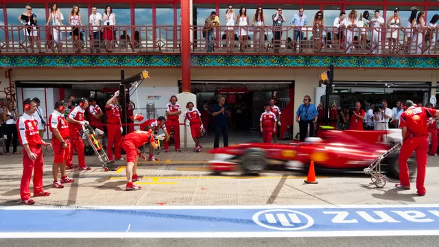 Ferrari giù dal podio a Monza e in Borsa