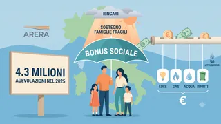 Bonus sociale su elettricità, gas e acqua